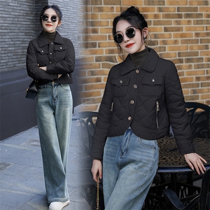 （现货）时尚短款羽绒服女2024冬季新款小个子加厚保暖外套图片