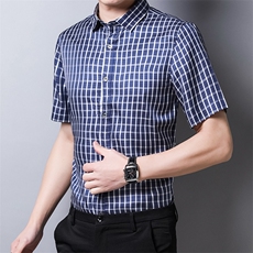 GBN516-2夏季新款男式休闲衬衫纯短袖时尚衬衣P480，男装衬衫，电商B360