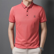 夏季新款男士翻领短袖t恤中年有领男装上衣服休闲POLO衫，男装T恤，电商B212（原钱塘6029）