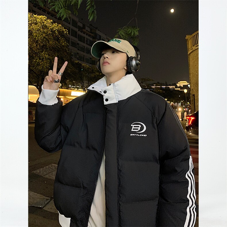 MF01-P128 男女款加厚保暖棉衣宽松面包服棉袄上衣外套图片