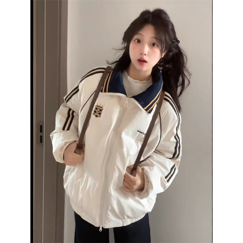 女风 潮短款羽绒学生棉服棉袄外套ZM0128-P95图片