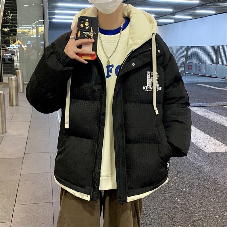 2025秋冬新款连帽棉衣男休闲宽松青少年外套，男装棉衣，星座1206（原A206）