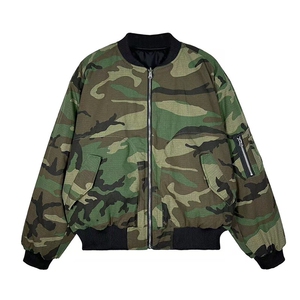 【有货】DM5018-P105冬季美式飞行服两面穿迷彩服男宽松棉衣潮图片