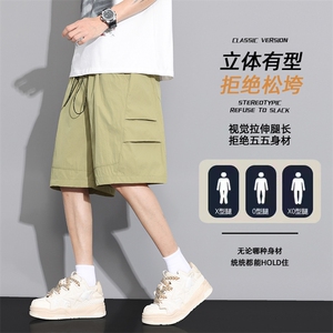 现货 夏季工装短裤男ins潮牌休闲百搭潮流痞帅五分裤D02521-P38图片