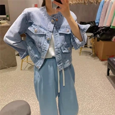现货牛仔外套??，其它，南门村口 8090