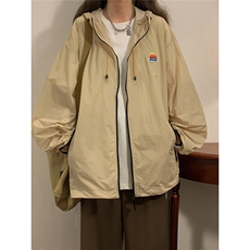 1中性风黄灯撞色彩虹硅胶点缀大码M-5XL潮牌防晒服FS77001P65控88，男装夹克，星座226-2