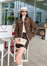 香香风皮毛一体三色三码圈圈绒MLXL，其它，票意情