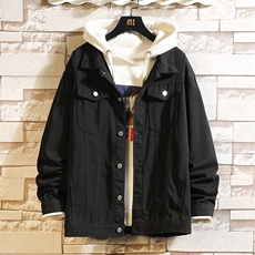 牛仔夹克男大码牛仔外套男茄克NJ77287-P60，男装工装外套，电商A040A