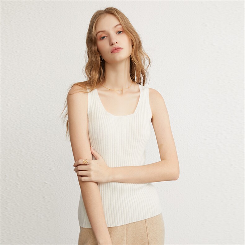 2025年秋季新款百搭女士羊绒吊带背心，女装羊绒衫，绒上羊绒