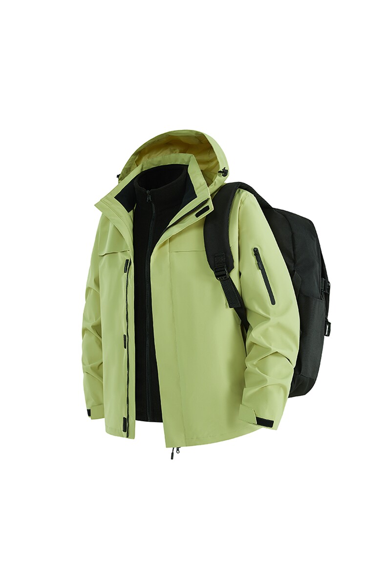 冲锋衣2025新款秋冬三合一户外防风登山运动外套A436-6688-P105,男装夹克,电商A436