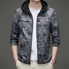 V2056钱塘2020-3秋冬新款男士时尚休闲双面夹克外套高品质P150，男装夹克，钱塘207-3