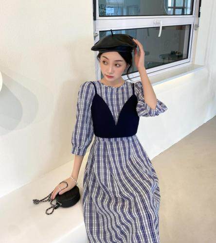 秋季新款连衣裙，女装连衣裙，E莎