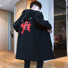 有报告男士外套秋季休闲夹克衫中长款风衣DS173T，男装风衣，电商A102