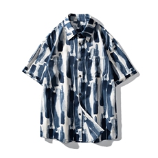 1短袖衬衫DCS78033P35短裤DK78043P18大码M-5XL套装TZ78044P53控，男装牛仔裤，星座226-2
