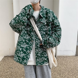 2023春季新款牛仔外套男潮牌高级潮ins宽松复古迷彩夹克JK942-P70图片