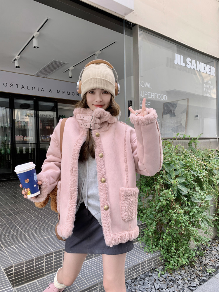 现货好数据25冬装新款火焰复合皮毛一体短款女182A-8528P185K268,商品下架区,浙宝182A
