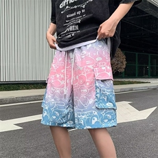 男新款青少年时尚休闲短裤SD61P34，男装休闲裤，星座1116-2