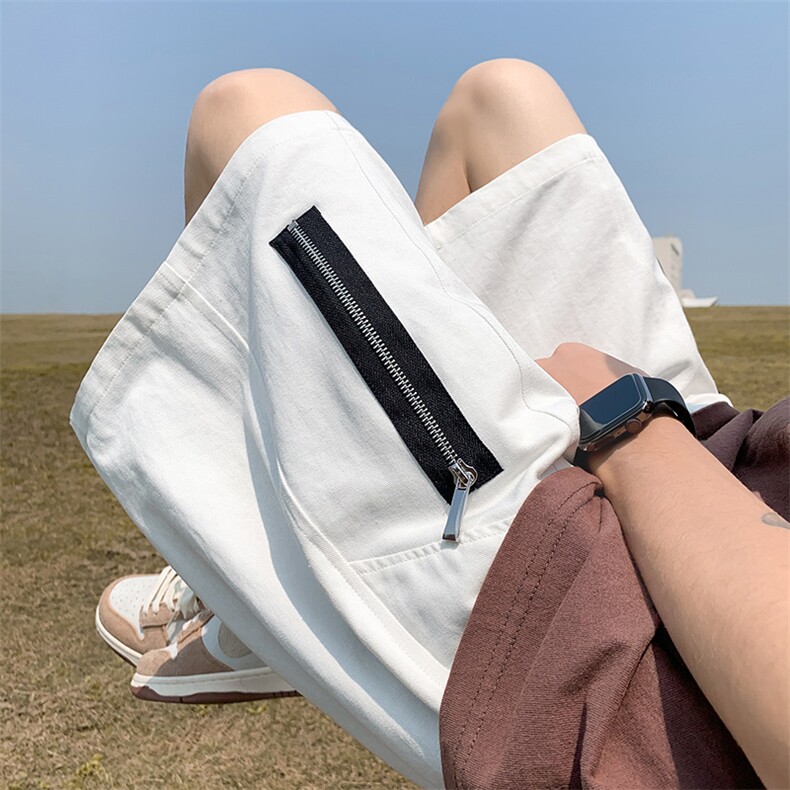 抖音品质2023夏季男士五分休闲时尚潮流短裤XD22948-P40,男装休闲裤,电商A042