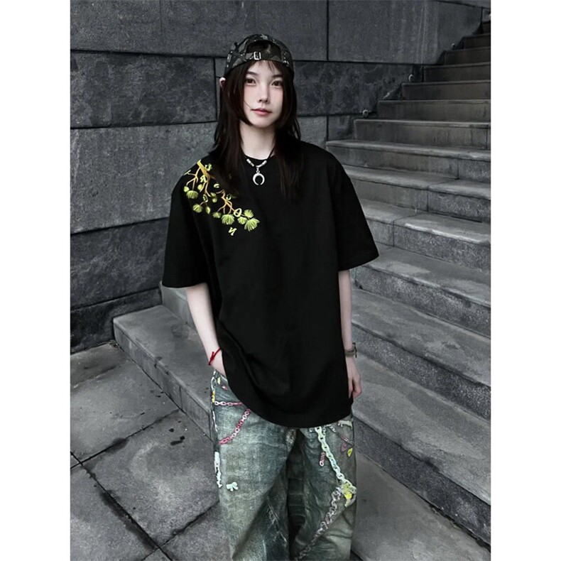 【有货】DXT988LL-特P35cleanfit重磅刺绣短袖小领口t恤男,男装T恤,星座1007（原301D）