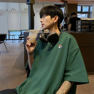 230g重磅纯棉! 夏季短袖t恤男半袖男   XT474-特P19图片