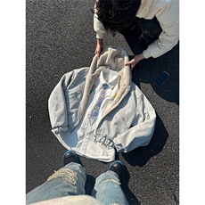 【网图现货】原版高质量手绘涂鸦长袖衬衫C257/P40，男装衬衫，星座205-3