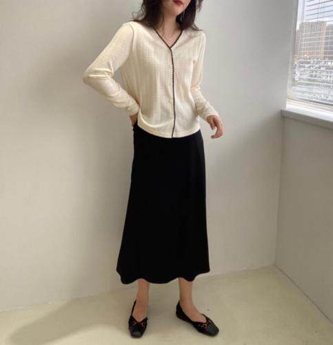 V领长袖上衣，其它，土布鱼