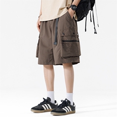 夏季重磅工装冰凉速干五分短裤潮流工装裤A436-5260-P5078，男装牛仔裤，电商A436