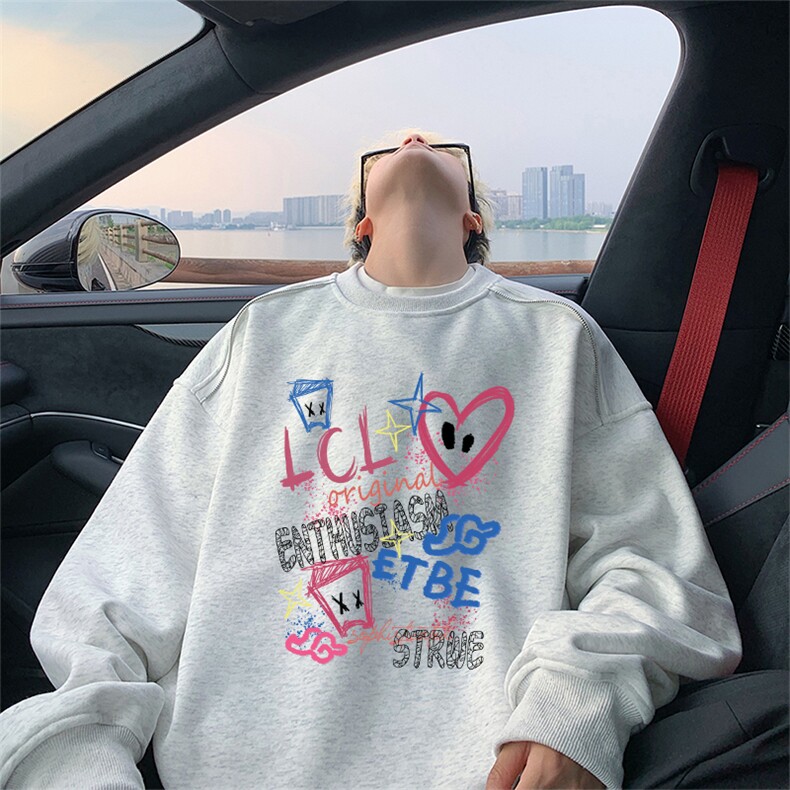 360克重磅图拉链华棉圆领卫衣【有货】C403A-YL25127LL-P45,男装卫衣,电商C403A