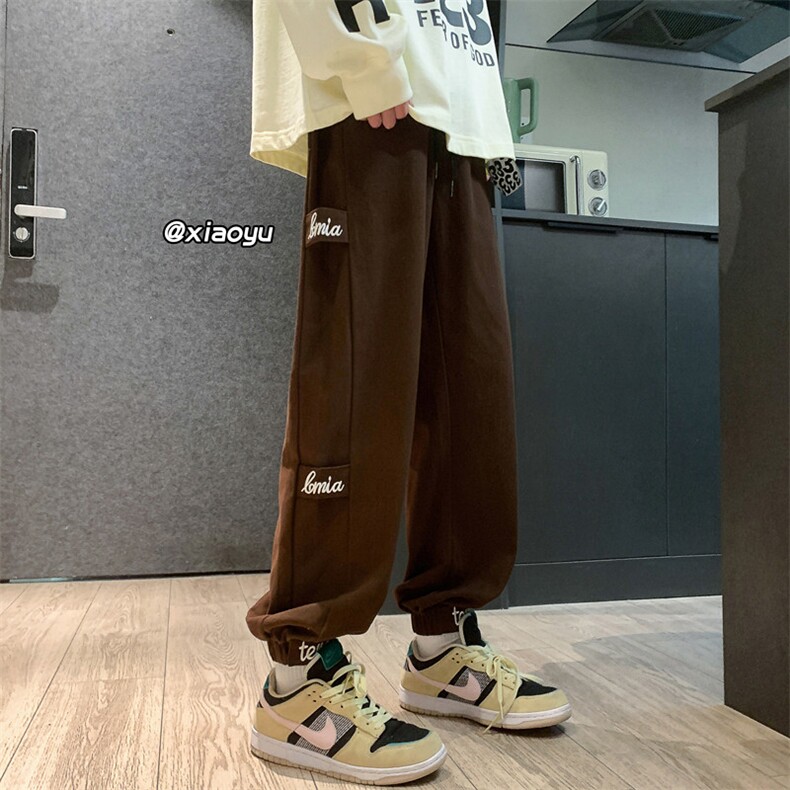 XZ616春季新款纯棉刺绣宽松束脚休闲裤TY513P55控68,男装休闲裤,星座512A（原616）