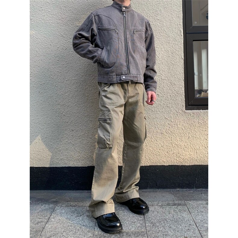 【有货】cleanfit短款牛仔外套男潮牌高级感痞帅夹克W352CC-特P75,男装夹克,星座1007（原301D）