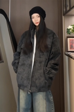 PY5071/P85春装新款宽松皮衣皮夹克男休闲百搭潮流痞帅上衣外套，男装夹克，电商A141