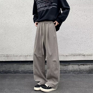 休闲裤男女韩版潮流高街帅气百搭直筒2025春季ins长裤K6062-P50
