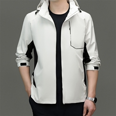 男装冲锋衣外套男士春秋季户外运动登山服红色本命年休闲夹克男款，男装夹克，钱塘6003（原4033）