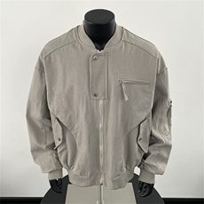 春秋季美式复古工装飞行员夹克男短款外套潮牌棒球服2072P95，男装夹克，星座410-2