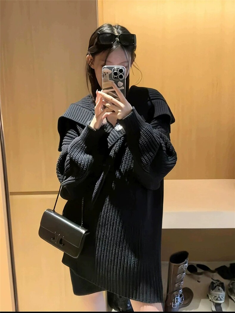 2025年秋季常规款时尚百搭通勤简约休闲加厚系扣开衫，女装羊毛衫，佳弈羊绒