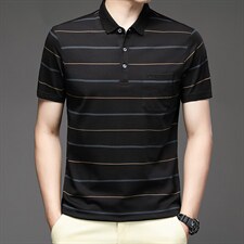 爸爸装夏装短袖t恤男宽松大码含棉中年男装上衣服夏季中老年人体，男装T恤，电商B212（原钱塘6029）