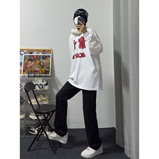 水洗牛仔裤男美式宽松直筒休闲长裤A080-9601-常规P40，男装牛仔裤，电商A080