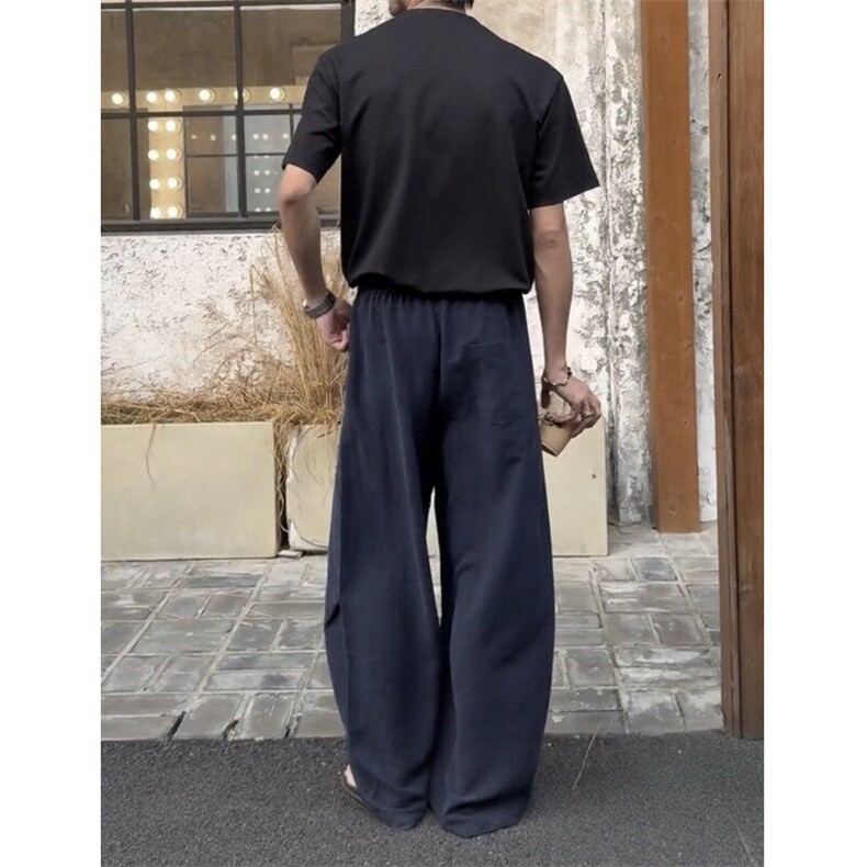 网图现货A807-P45原版天丝麻裤45%莱赛尔42%人棉
9%锦纶4%亚麻,男装休闲裤,电商B335