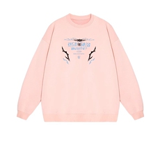 2025年秋季套头长袖时尚百搭通勤简约休闲，女装卫衣/绒衫，花可