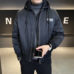 M-4XL B353 3306 P220 黑可拆帽2025羽绒服【标50控活动价338】图片