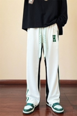 1日系CityBoy风华夫格休闲裤男拖地女中性风直筒男7790特P25控55，男装休闲裤，星座226-2