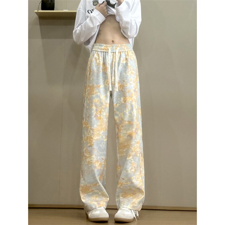 B221美式ins个性花色休闲灯芯绒长裤直筒裤LK25569-特P30 控68.88图片