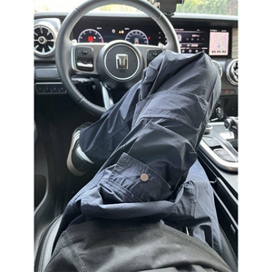 户外运动日系复古休闲裤男速干伞兵多口袋机能工装裤LK22437-p45图片