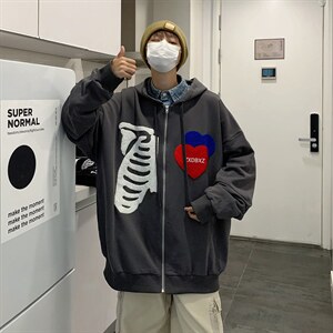WY891-P40毛巾绣开衫卫衣外套图片