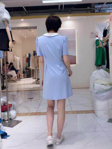 2021夏季新品时尚连衣裙，女装连衣裙，迷吉meeggle