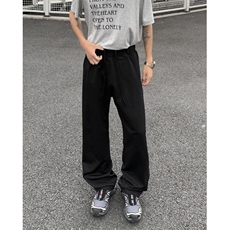 裤子男款夏季薄款休闲卫裤百搭垂感透气长裤特P40，男装休闲裤，电商D205