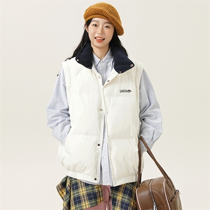 2025冬季新款男日系潮牌白鸭绒羽绒服加厚外套棉衣马甲YR32-F259图片
