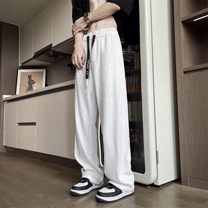 百搭冰丝休闲裤男女  个性显高长裤子KK452/P32图片