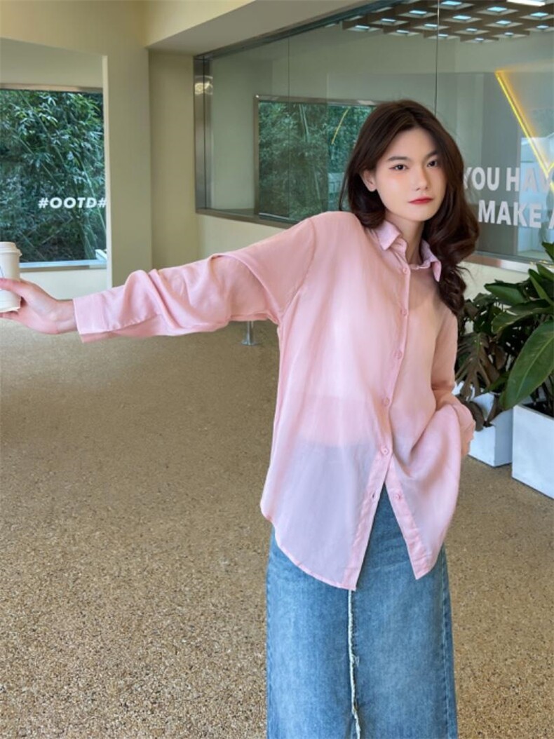 糖果色衬衫订单款，女装衬衫，天使公主