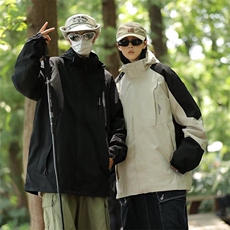 冲锋衣男女户外三合一外套美式情侣爬山新款防风登山服CF888，男装夹克，星座1116A-1（原606A）
